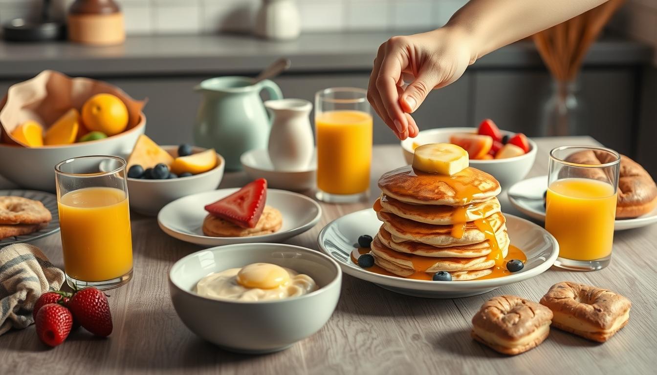 Fresh ingredients for healthy home cooking